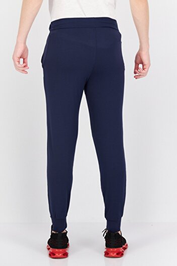Body Glove Men Regular Fit Brand Logo Jogger Pants, Navy Blue