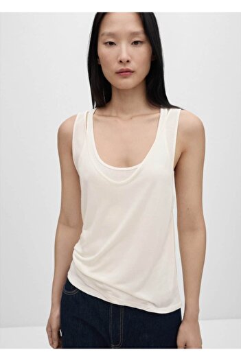 MANGO Woman Lyocell Blouse