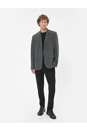 Koton Slim Fit Blazer Jacket με λεπτομέρεια από τσέπη