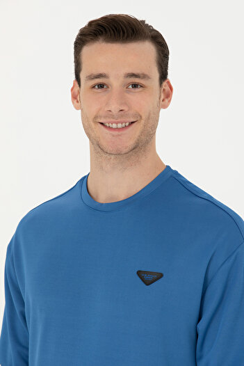 U.S. Polo Assn. Erkek Saks Sweatshirt 50277949-VR045