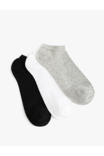 Koton Σετ 3 κάλτσες μποτάκια Basic Cotton Blended