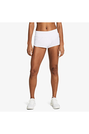 Under Armour Launch Pro 2inch Kadın Beyaz Günlük Şort