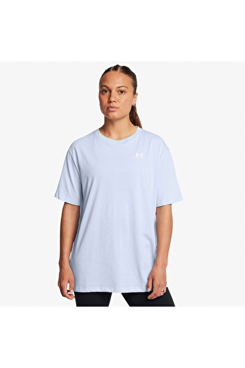 Under Armour Bfos Logo Kadın Mavi Günlük T-Shirt