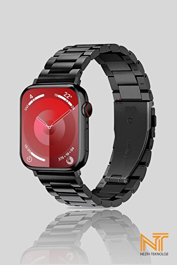 Nezih Case Apple Watch Series 2/3/4/5/6/7/8/9/se 38 40 41mm Adjustable Pin Metal Cord with Stainless Steel Clip