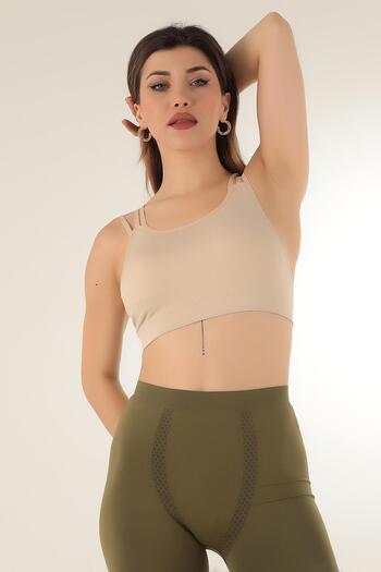Doremi Seamless Back Strap Padded Sports Bra