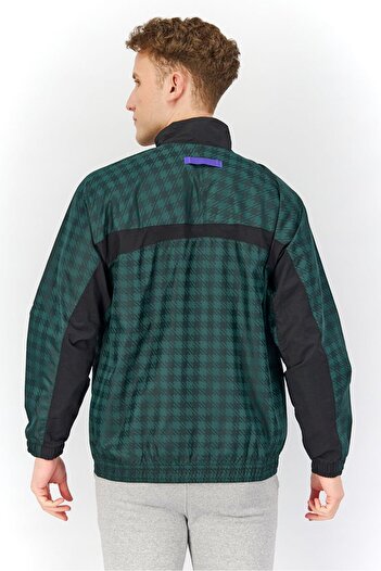 Adidas Originals Men Sportswear Fit RYV Track Jacket, Green and Black