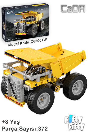 Vagonlife Cada Construction Engineering Vehicle Series Truck -C65001W (372 Pieces) Toy Building Set