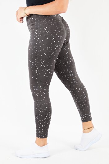 Nine West Women Sportswear Fit Textured Training Leggings, Black