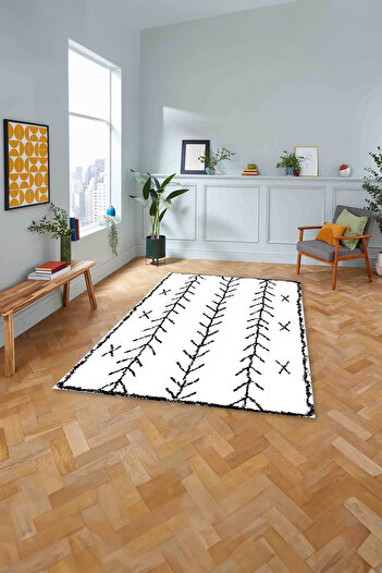 Napoli Home Printed Scandinavian Pattern Ethnic Look Washable Non-Slip Runner Kitchen Living Room Carpet