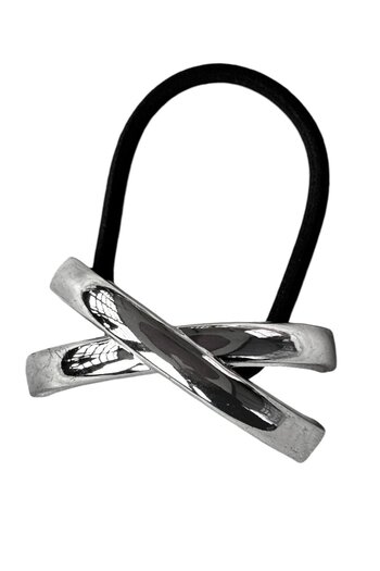 TAKIŞTIR Cataramă din cauciuc din metal de culoare argintie
