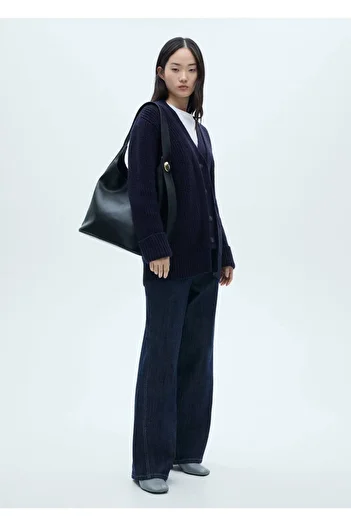 MANGO Woman Buttoned Oversize Cardigan