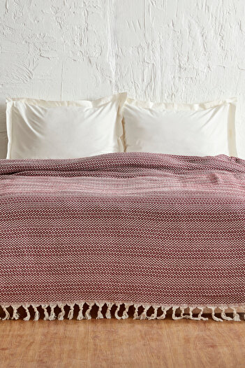 Karaca Home Levi Claret Red Double Pike