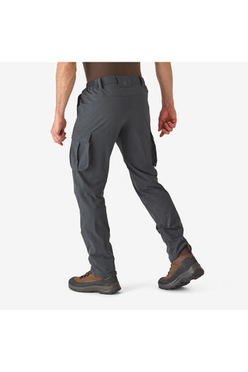 Decathlon Solognac Men's Cargo Hunter Pants - Gray - Hunting and Nature Observation - 500
