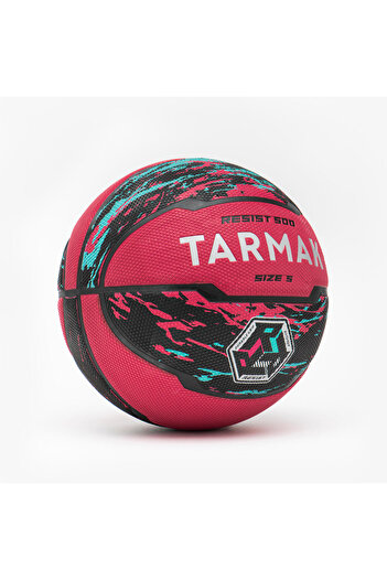 Decathlon Παιδική μπάλα μπάσκετ Tarmak - Μέγεθος 5 - Ροζ/Μαύρο - R500