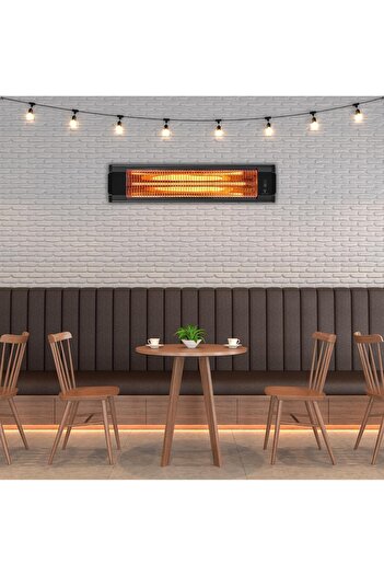 KUMTEL Dış Mekan Kumandalı Isıtıcı Duvar Tipi Mvr-1800