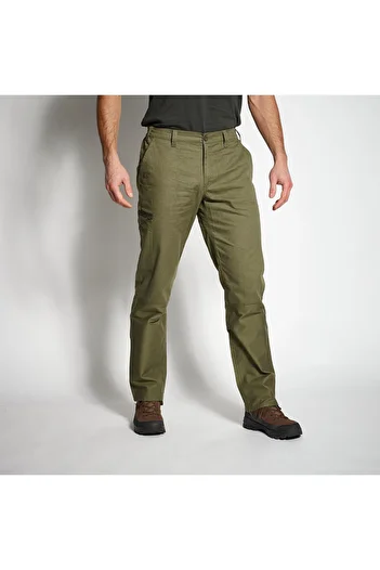 Decathlon Solognac Men's Cargo Hunter Pants - Green - Hunting and Nature Observation - Steppe 100