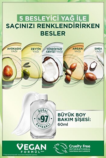 Garnier Nutrisse Yoğun Besleyici Kalıcı saç Boyası-