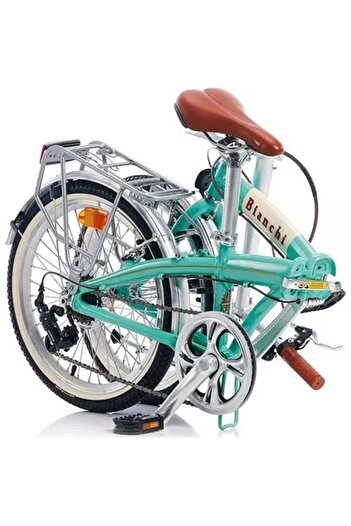 Bianchi Foldıng New Vıntage Katlanır Bisiklet 290h 20 Jant 7 Vites Celeste Krem Ck16 Glossy