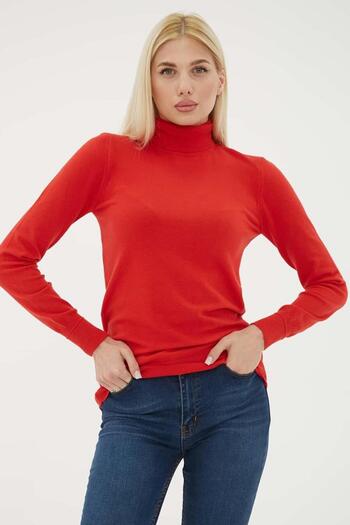 Fashion Friends 24K0780K1 Women's Turtleneck Sweater