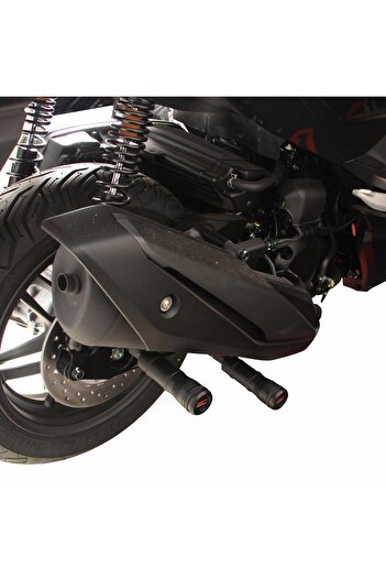 GP KOMPOZİT Honda Forza 250 2018-2025 Uyumlu Egzoz Koruma Takozu Siyah