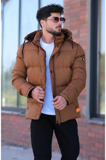 Stilkombin Style Combination Detachable Hooded Coat with Coat Inside Fur 2911_50213