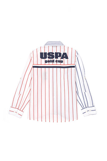 U.S. Polo Assn. Fiú sötétkék hosszú ujjú ing 50270422-VR033
