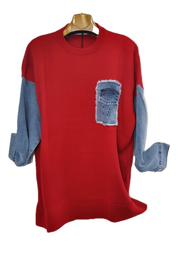 elma abone New Season Jeans Knit Tunic