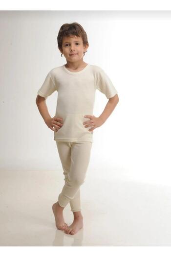 Hasyün Hasyün 500-550 Children's Wool Fani̇la Tights Finish Set 2 Pieces