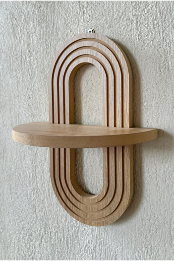 Step and Maker Wooden Mdf Decorative Single Wall Shelf