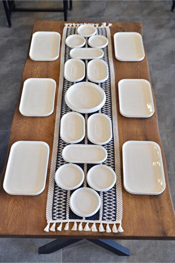 şirin eşyalarım 19 Piece 6-Person Porcelain Dinner / Breakfast Set