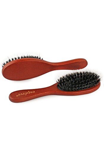 agishop Source Special Hair Opening Brush / Natural Wood Mahogany