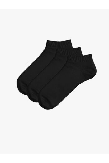 LC Waikiki Eco Plain Men's Booties Socks 3-Piece (S4)