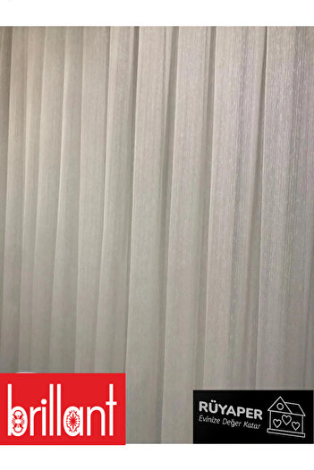 Brillant Rüyaper Trend Bamboo Slub - Heavy Gramage, Tulle Curtain, Tight Pleated