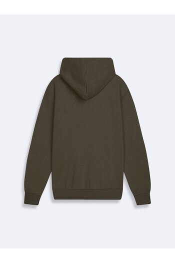 Ltb Sıgn Printed Hooded Green Sweatshirt