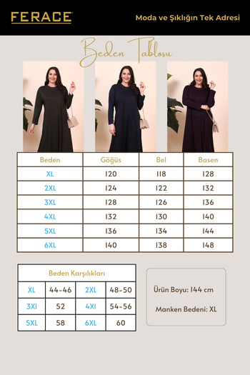 Ferace Γυναικείο φόρεμα Hijab Viscose Stone Printed Χακί