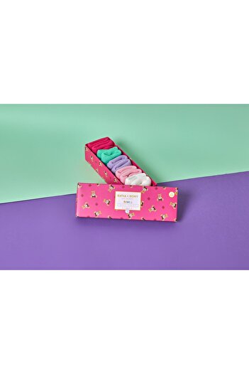 Katia&Bony 5'li Paket Yenidoğan Bambu Bebek Çorap Renkli