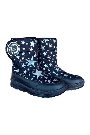 Liger Durable, Waterproof, Orthopedic, Velcro, Children's Snow Boots Black