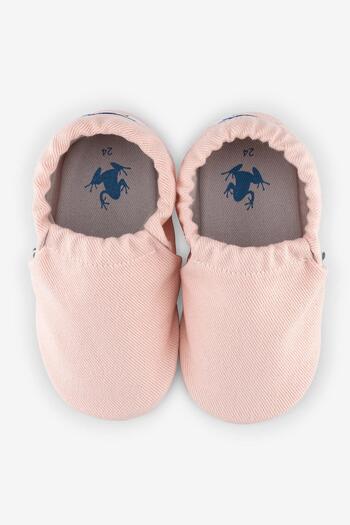 HOPFRÖG Recycled Canvas Hyper Eco Pink Barefoot Booties (Gift Set)