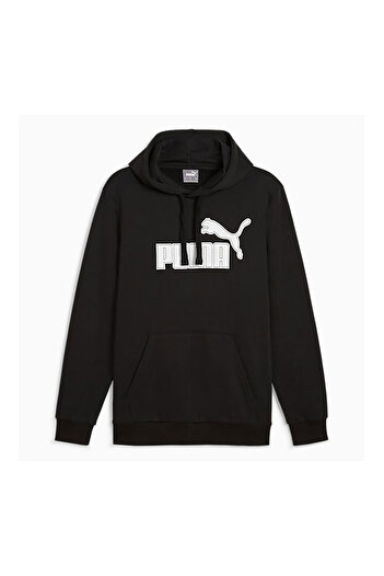 Puma Unisex Sports Club Hooded Sweat - Μαύρο 681865-01