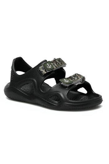 Kinetix Ferris Black Unisex Sandals Sneaker