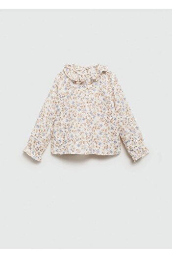 MANGO Baby Floral Flounce Μπλούζα