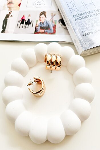 Pretty 3-Piece Bomb Earrings