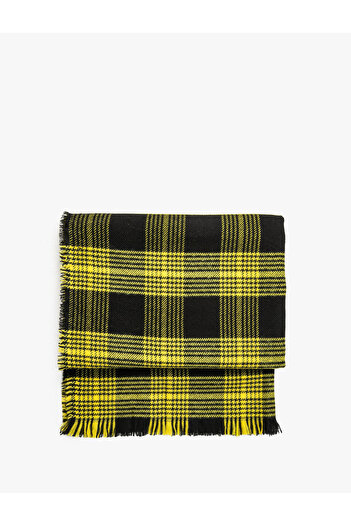 Koton Shawl Plaid Tasseled Soft Textured