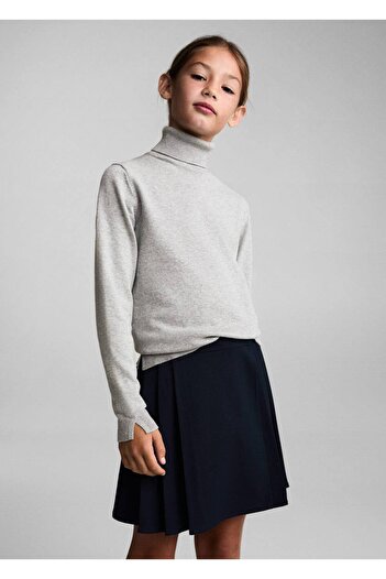 MANGO Kids Turtleneck Knitted Sweater