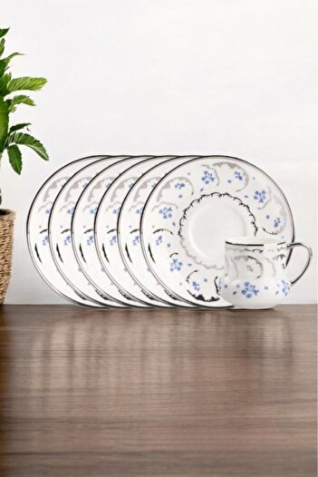 Rossel Premium Blue 6-Piece Coffee Cup Set