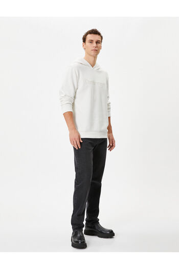 Koton Republic besticktes Kapuzen-Sweatshirt zum 100-jährigen Jubiläum