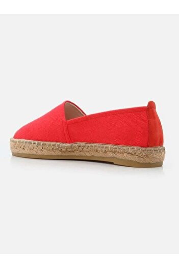 Su Espadril Aileen Kırmızı Kadın Düz Espadril