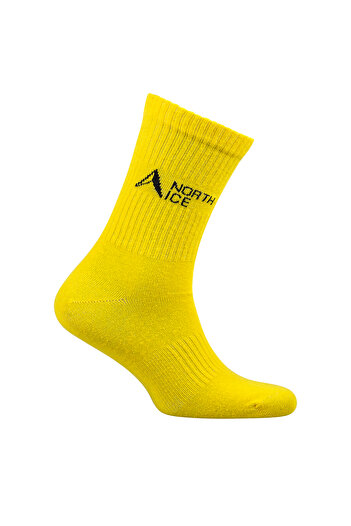 THERMOFORM Yellow North Ice Tennis Socks