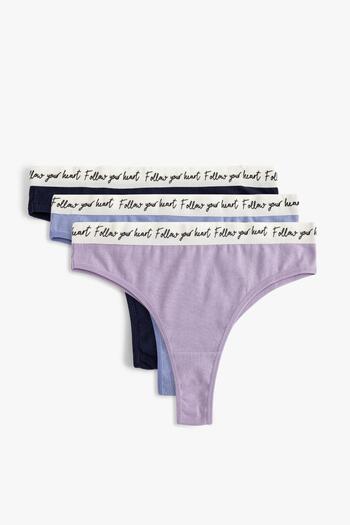 Koton Multicolored Women's Panties 5Wlk30069Mk