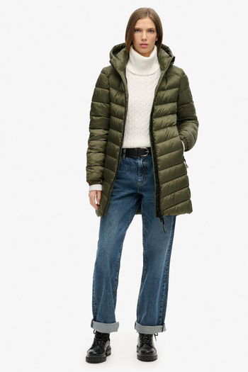 SUPERDRY ΜΠΟΥΦΑΝ FUJI ΜΕ ΚΟΥΚΟΥΛΑ ΚΑΙ ΜΕ ΕΝΙΣΧΥΣΗ ΣΤΗ ΜΕΣΑΙΑ ΔΙΑΡΚΕΙΑ